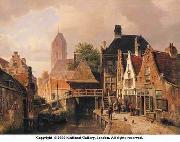 unknow artist European city landscape, street landsacpe, construction, frontstore, building and architecture.058 Germany oil painting reproduction